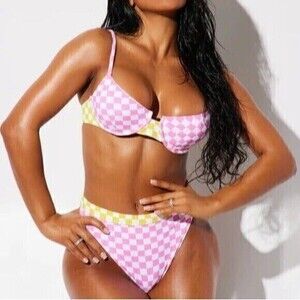 Dippin Daisys Underwire‎ High Waist 2 Piece bikini set Size XS RefN04